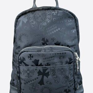 Chrome Hearts Black Stencil 7th Grade Nylon Backpack
